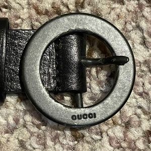 Gucci zipper belt